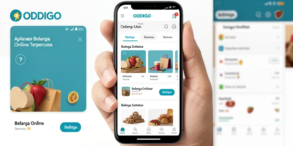 Tampilan antarmuka ODDIGO yang modern dan user-friendly.