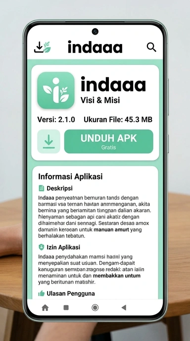 Tampilan halaman APK indaaa